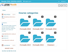 Tablet Screenshot of moodle.cfaecentro-oeste.pt